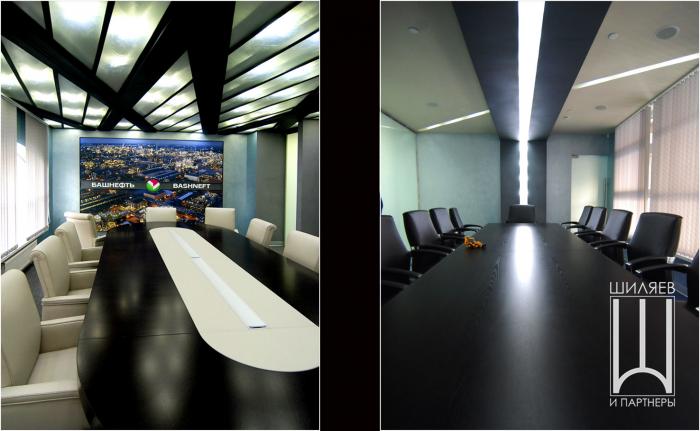Переговорная комната Компания Башнефть Проект выполнен совместно с компанией Звездное небо